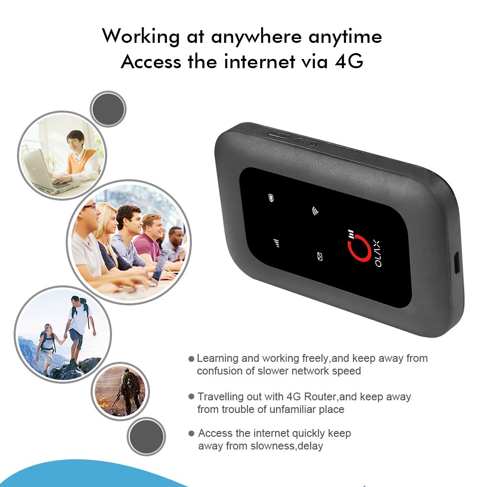 Olax WD680 cat4 2100mah Mobile Wifi Hotspot 3G 4G LTE 150Mbps Moden B1/3/5/8 Wifi Wireless Routers